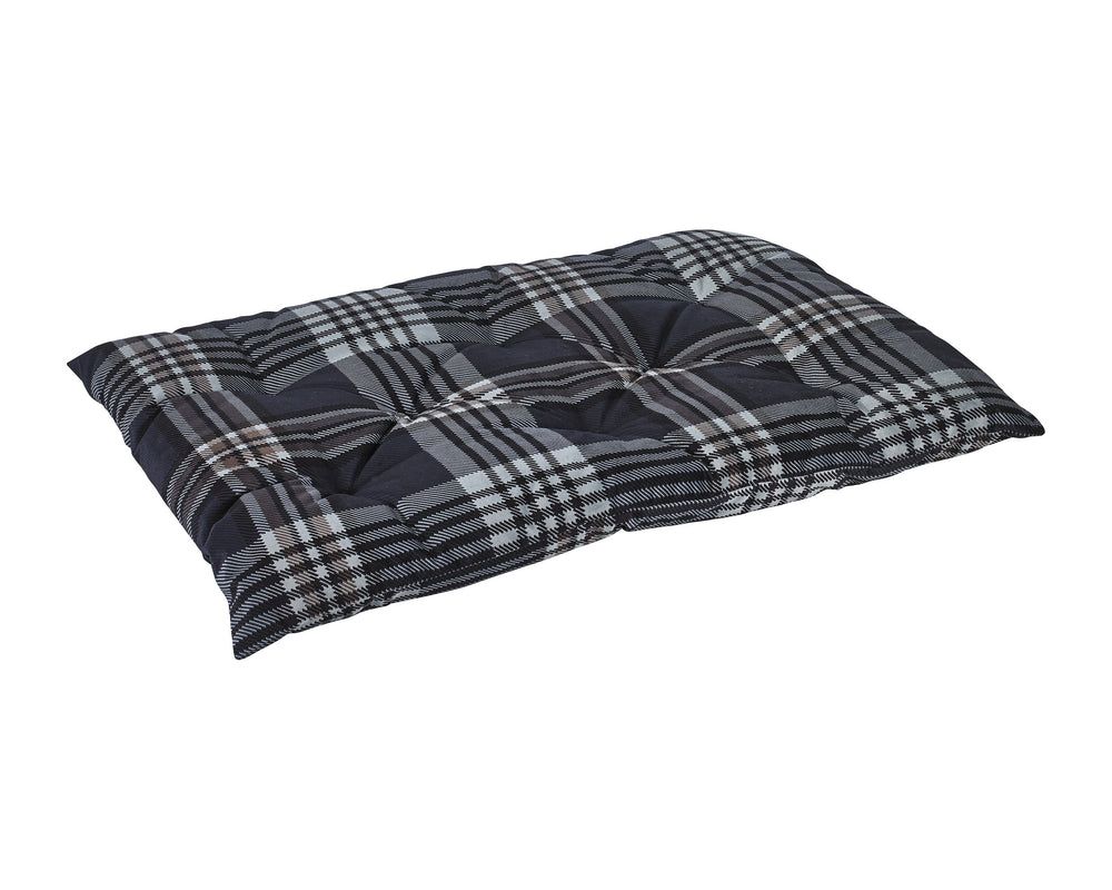 Tufted Cushion in Greystone Tartan