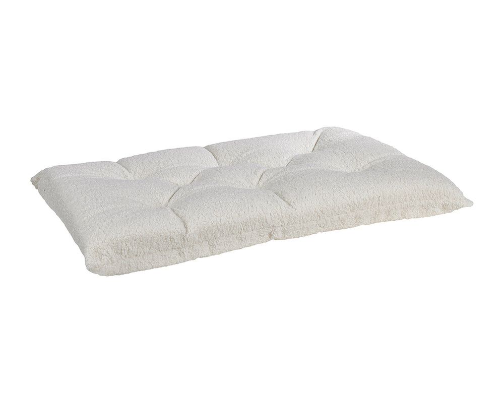 Tufted Cushion in Ivory Sheepskin