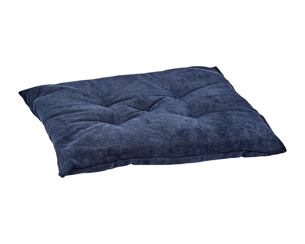 Tufted Cushion in True Navy