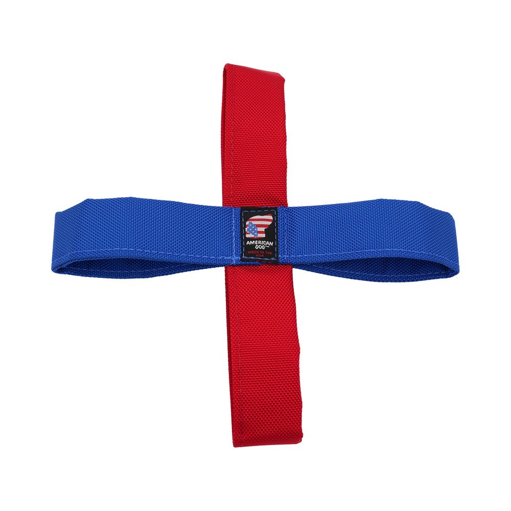Tug N’ Toss in Blue and red